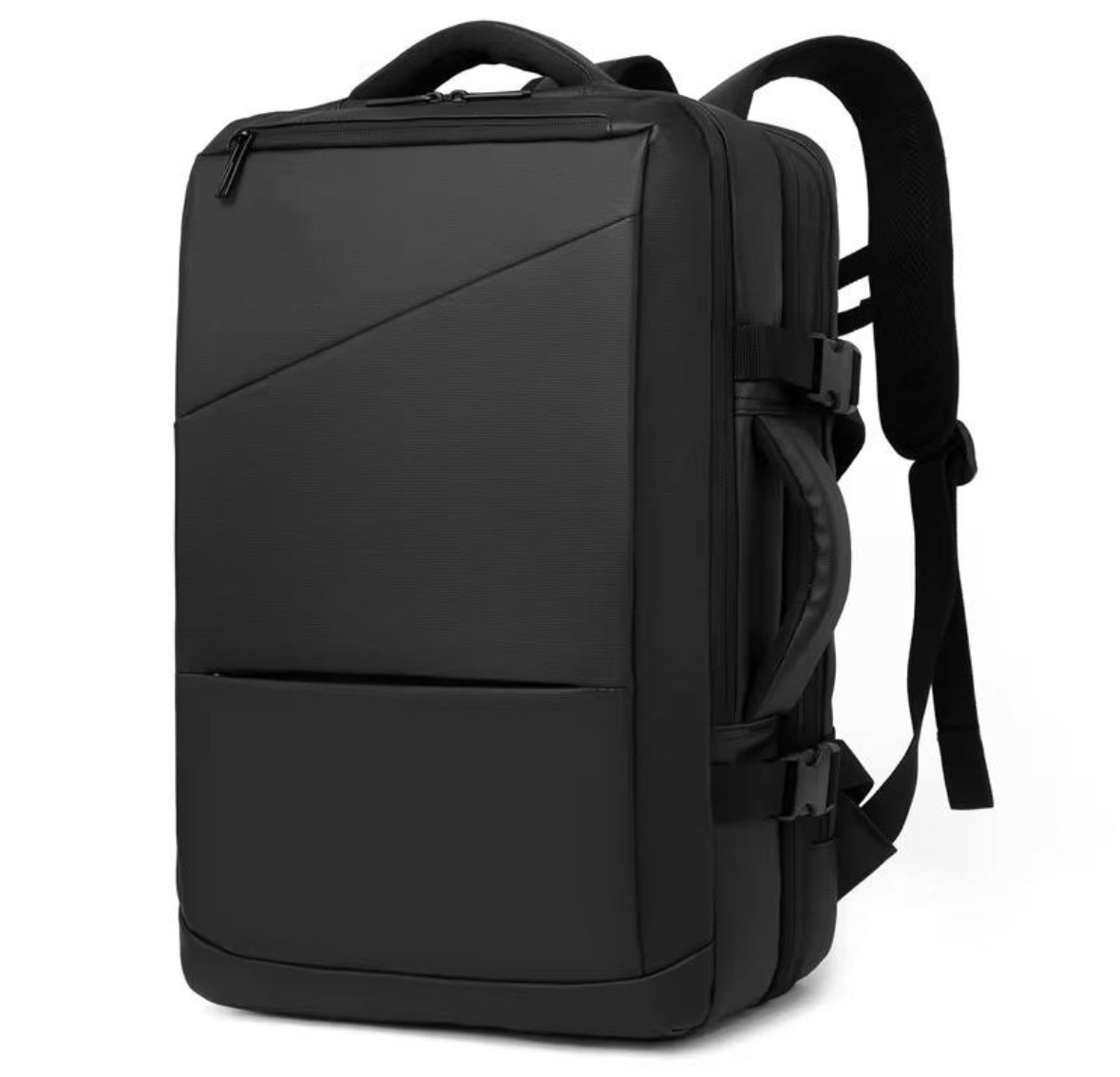 StealthGear™ Executive Travel Backpack – Slim, Expandable, and Anti-Theft