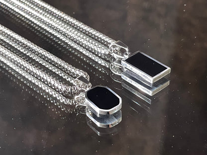 Black Silver Pendant