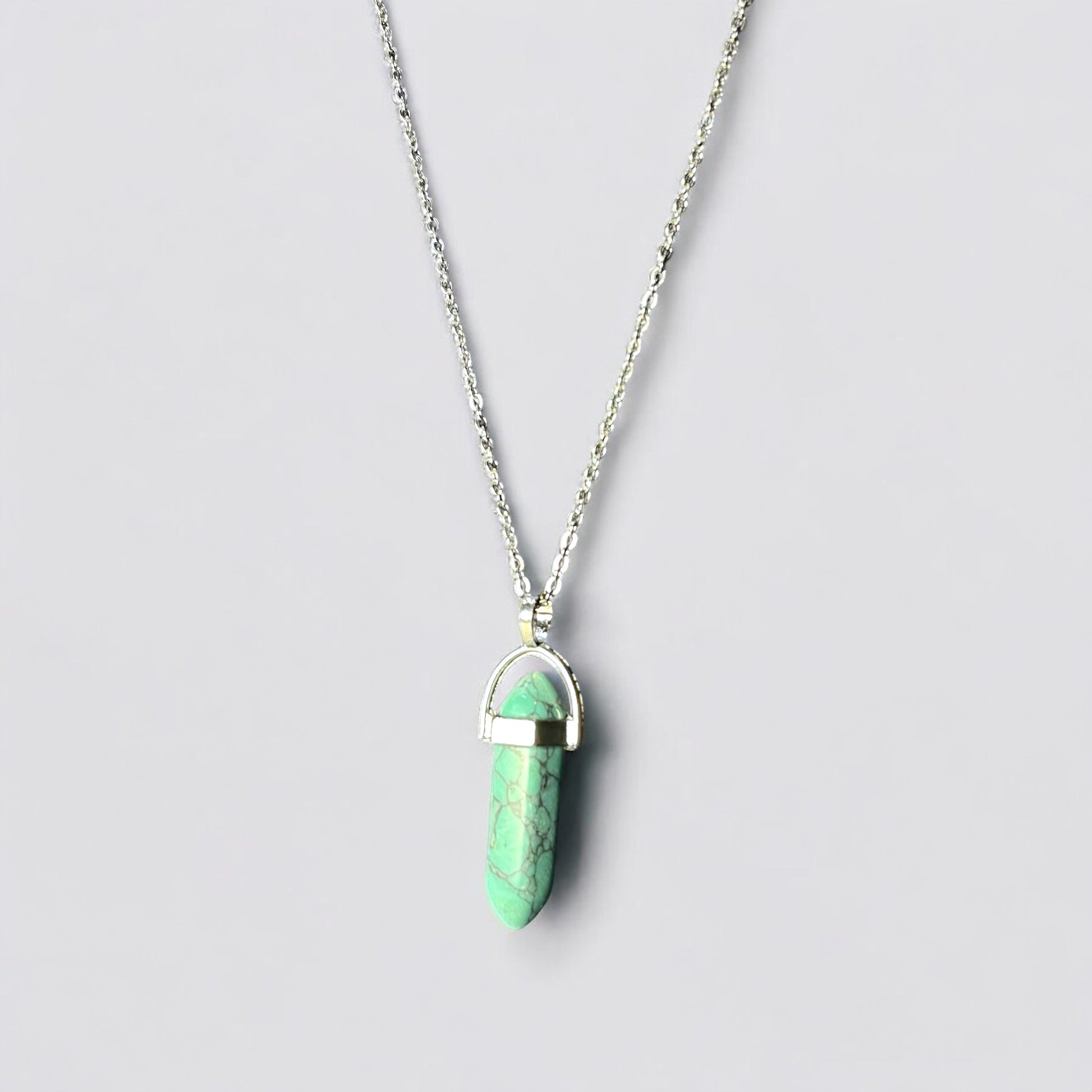 Obsidian Eclipse Pendant (green)