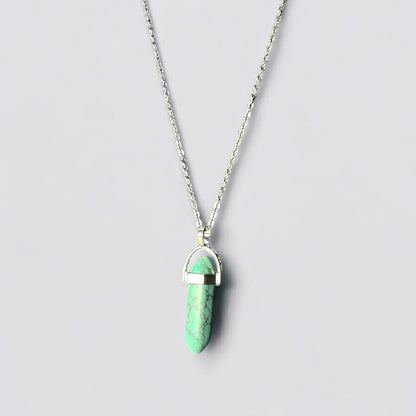 Obsidian Eclipse Pendant (green)